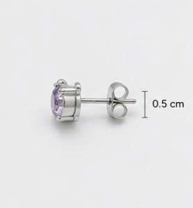 Combo dây chuyền + bông tai Tiny Mouse - Hình ảnh 3