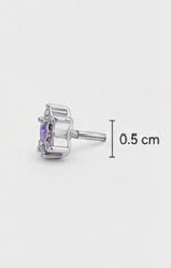 Combo dây chuyền + bông tai Nguyệt Hoa - Hình ảnh 3