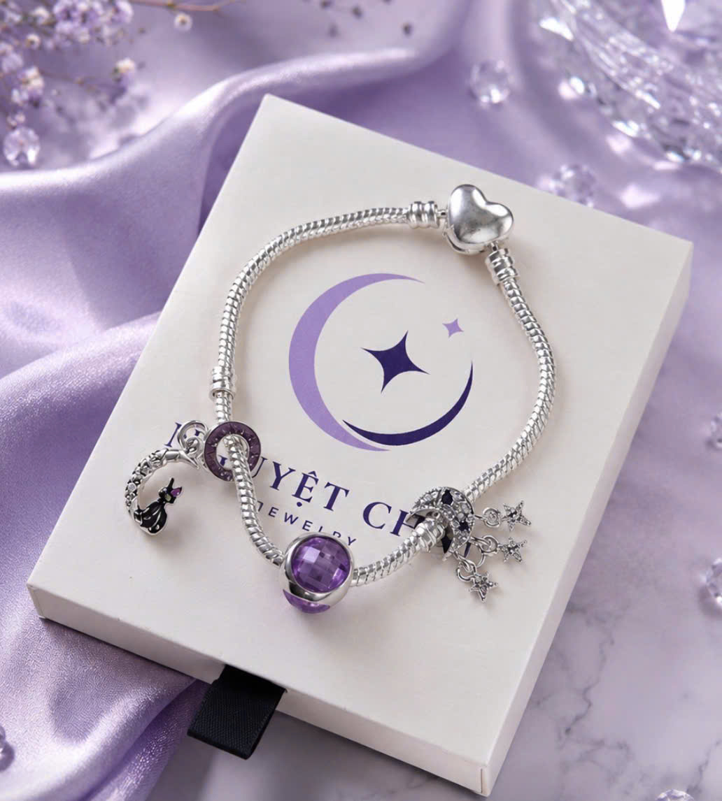 Vòng charm Luna Moon S925